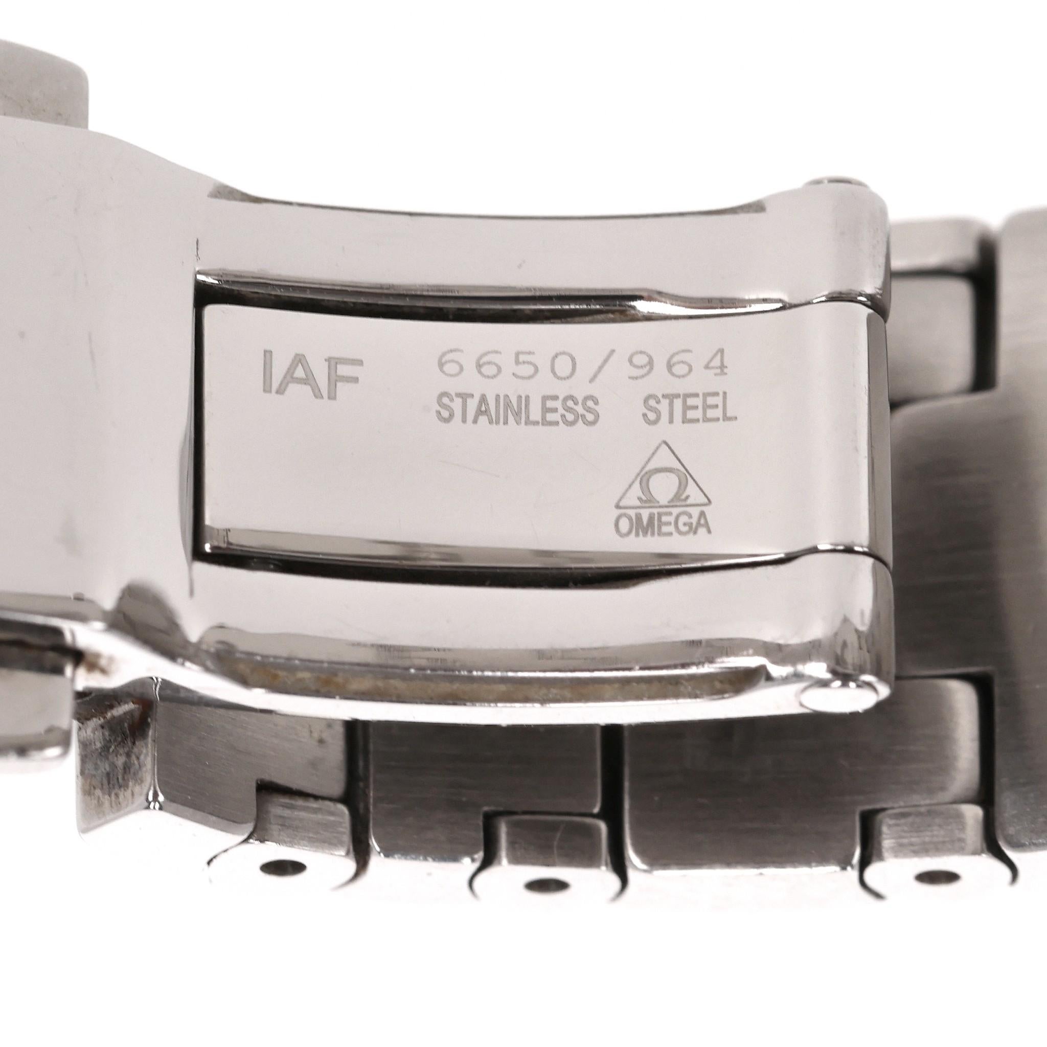 Omega Quadrella Constellation Mother Of Pearl & Diamond Watch 4