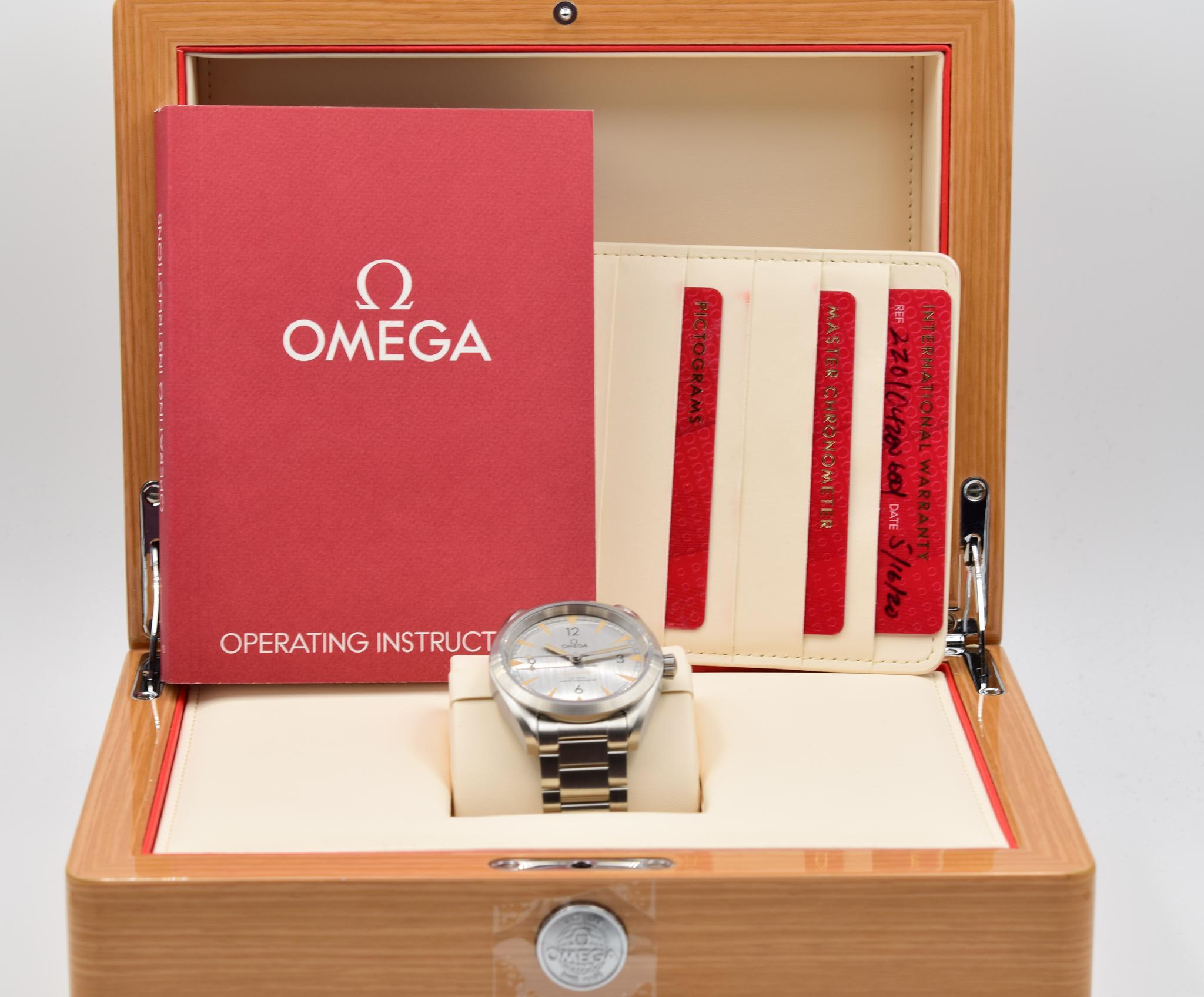 Men's Omega Railmaster 220.10.40.20.06.001 Seamaster Grey Dial on Bracelet