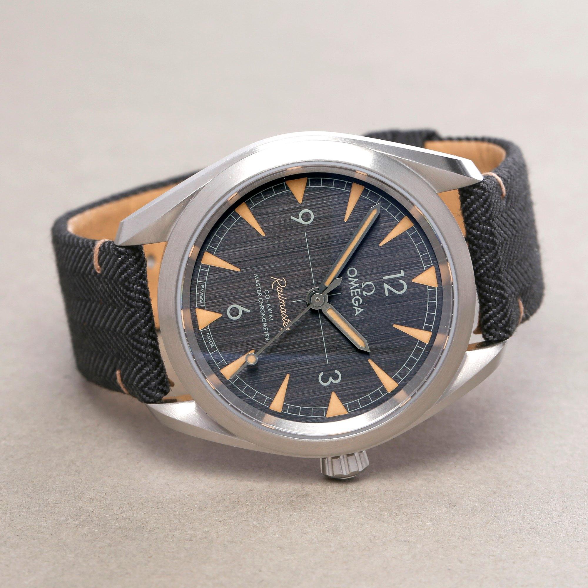 omega railmaster wrist