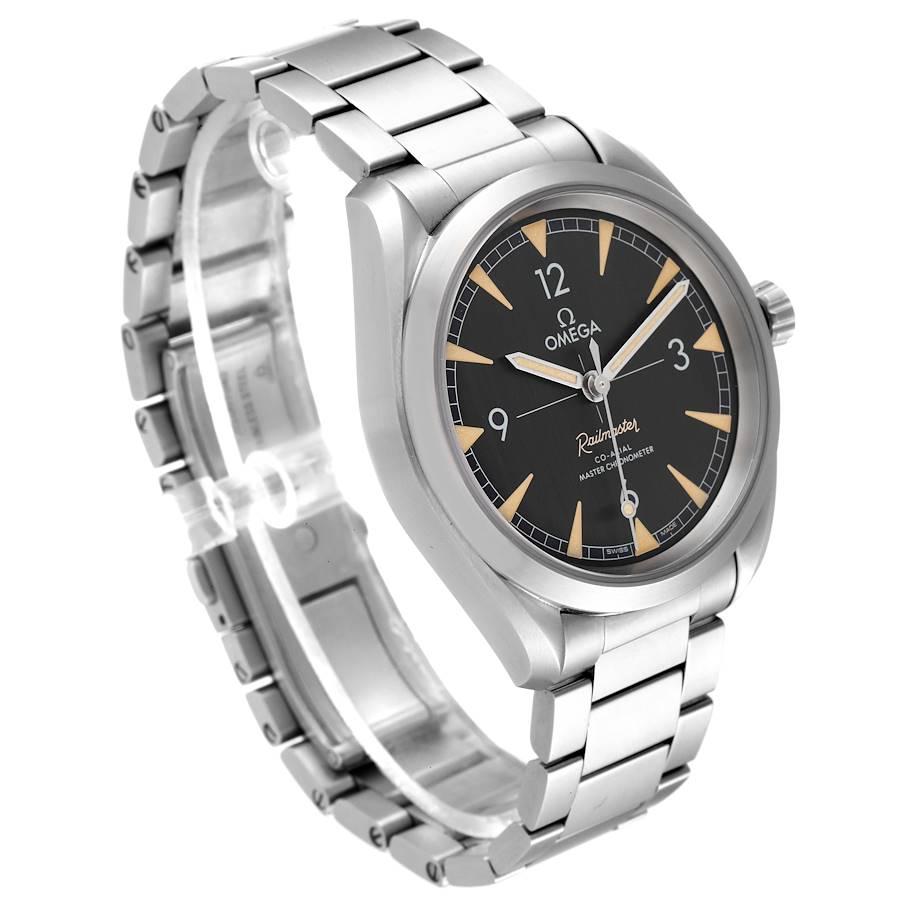 Omega Railmaster Co-Axial Master Herrenuhr 220.10.40.20.01.001 Ungetragen im Zustand „Hervorragend“ im Angebot in Atlanta, GA