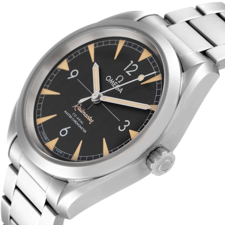 Omega Railmaster Co-Axial Master Herrenuhr 220.10.40.20.01.001 Ungetragen im Angebot 2
