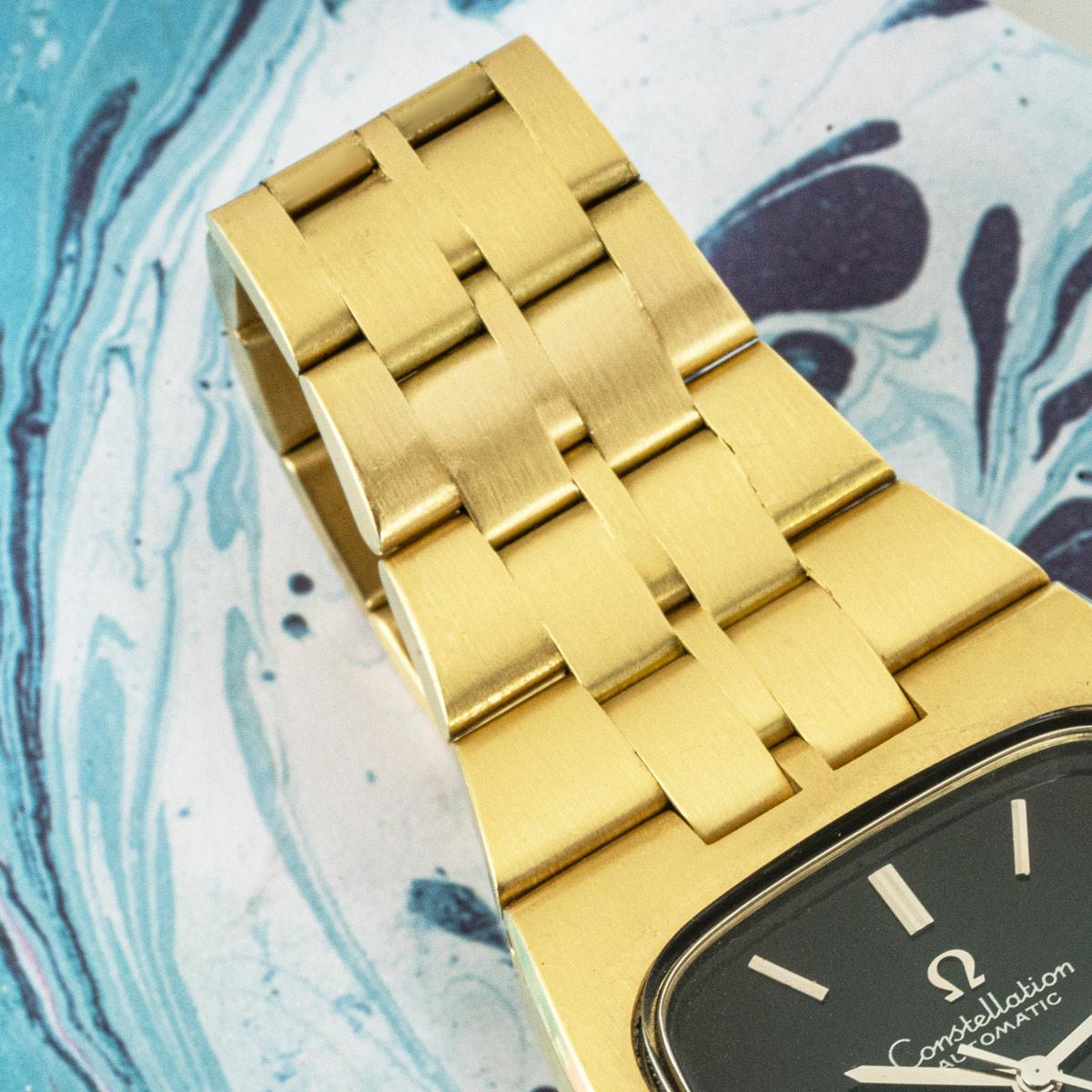 Rétro Omega Rare Constellation 'TV' Dark Green Spider Dial en vente