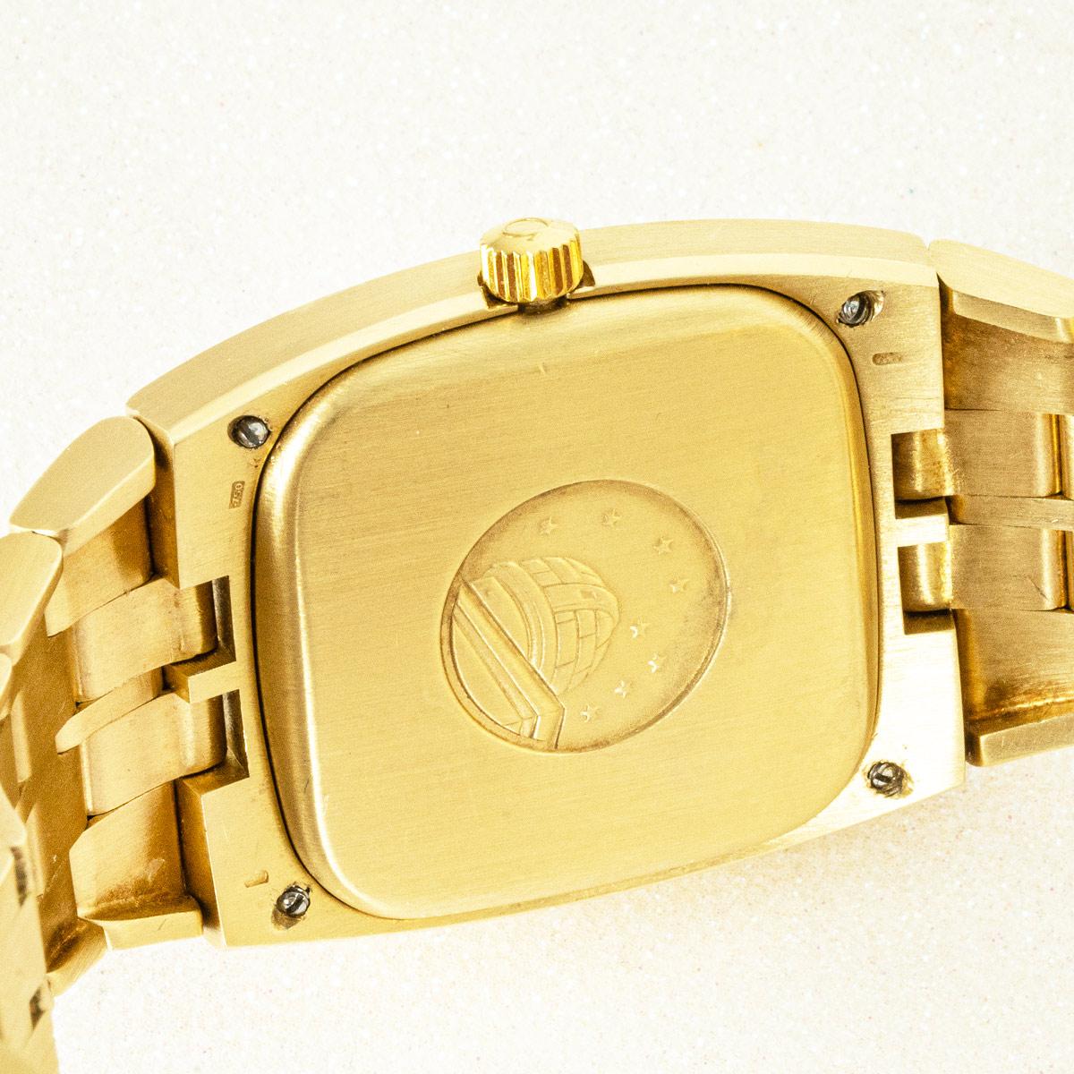 Omega Rare Constellation 'TV' Dark Green Spider Dial en vente 1