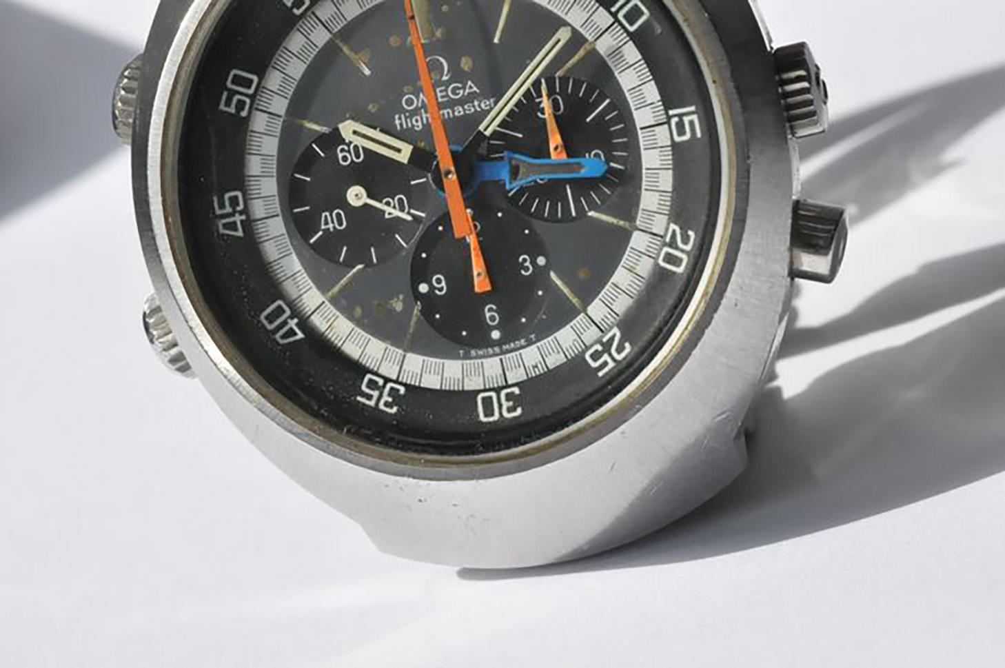 Omega Rare Flightmaster Tropic Dial Chronograph Ref 145026 3