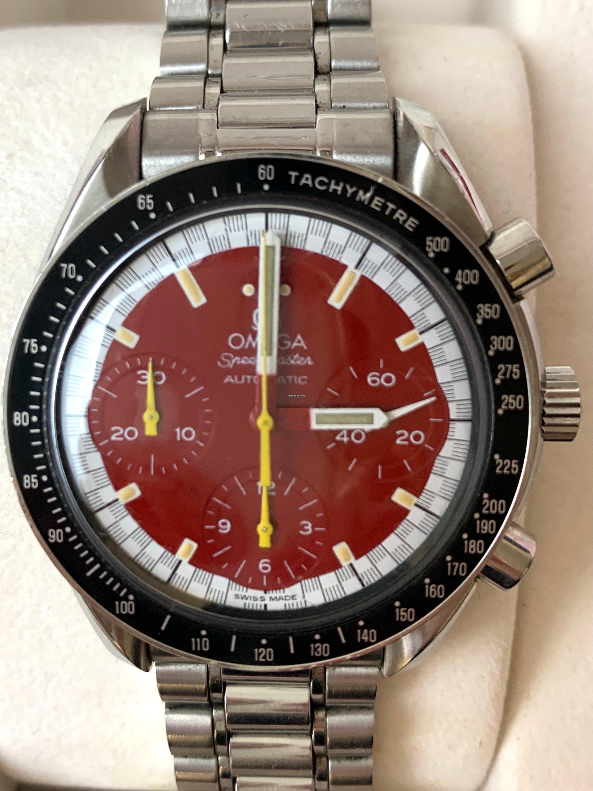 Omega Red Speedmaster Schumacher Watch 3510.61.00 3