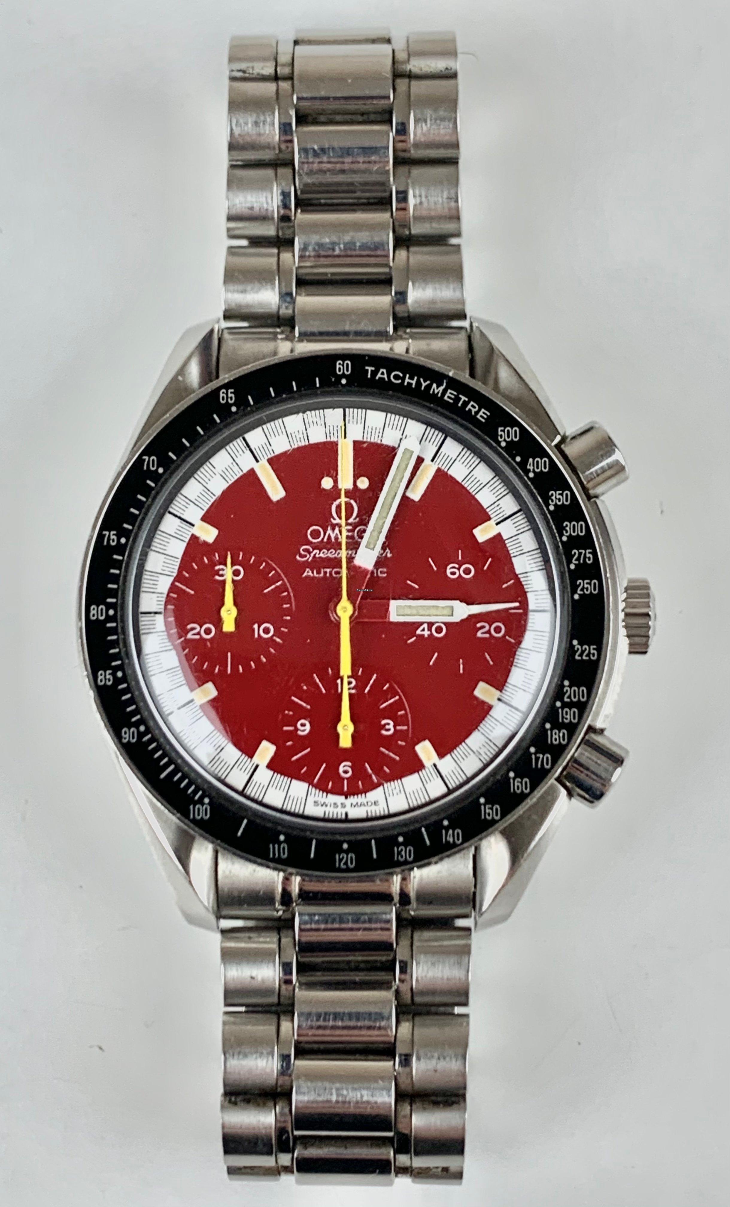Omega Red Speedmaster Schumacher Watch 3510.61.00 2