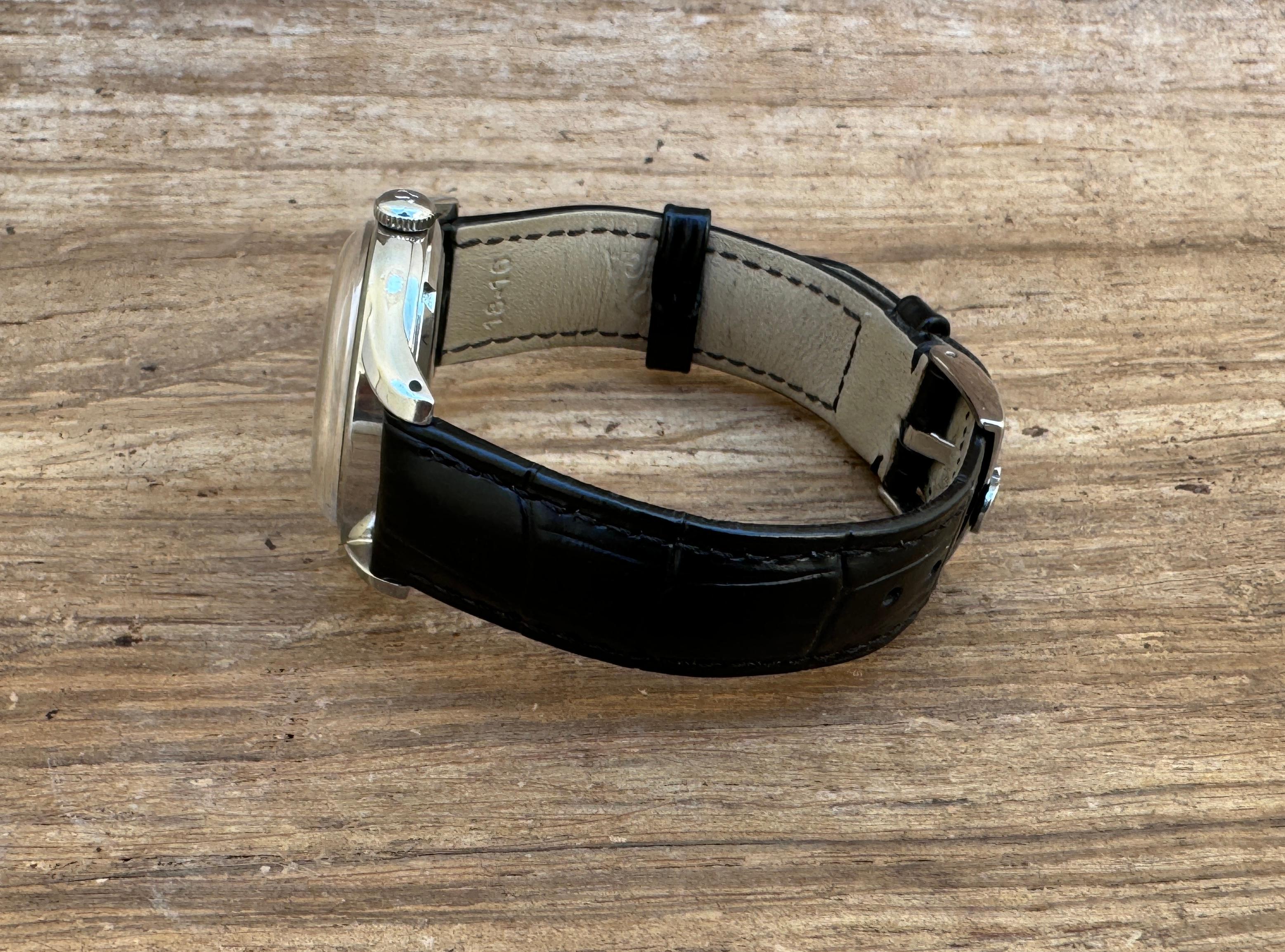 Omega Ref: 2640-8SC Seltenes graues strukturiertes honigfarbenes Zifferblatt JUMBO Cal 283 2