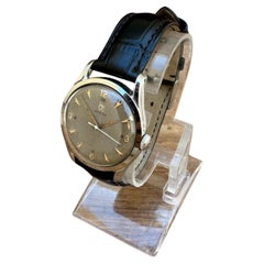 Omega Ref: 2640-8SC Seltenes graues strukturiertes honigfarbenes Zifferblatt JUMBO Cal 283