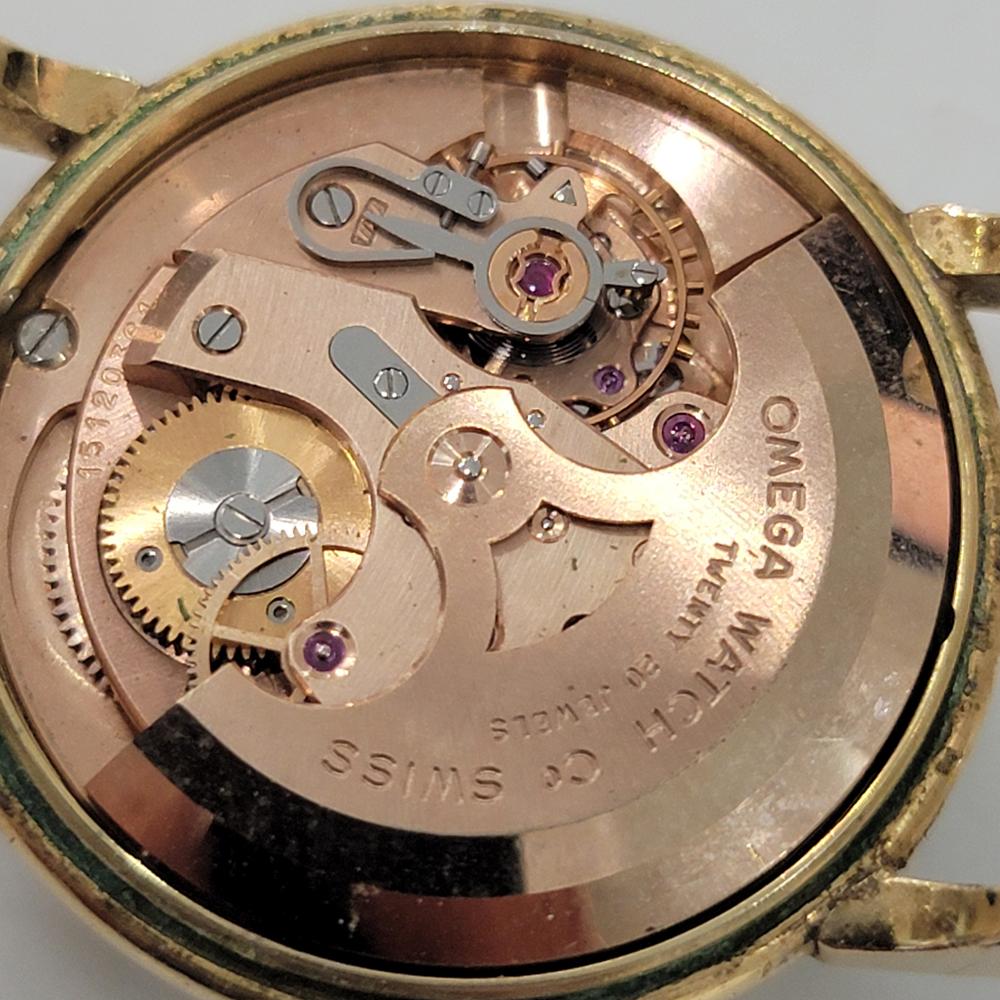 Omega Ref 2862 32mm Herren 1950s Gold gekappt Vintage Automatik RA656 im Angebot 8