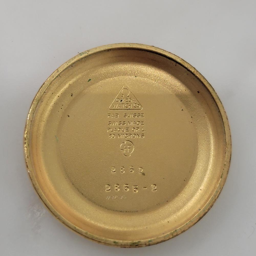 Omega Ref 2862 32mm Herren 1950s Gold gekappt Vintage Automatik RA656 im Angebot 9