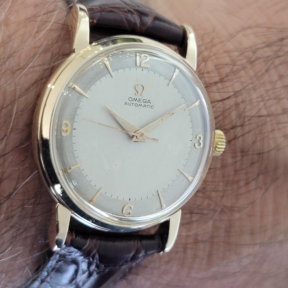 Omega Ref 2862 32mm Herren 1950s Gold gekappt Vintage Automatik RA656 im Angebot 10