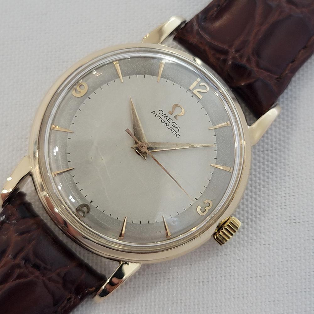 Omega Ref 2862 32mm Herren 1950s Gold gekappt Vintage Automatik RA656 im Angebot 1