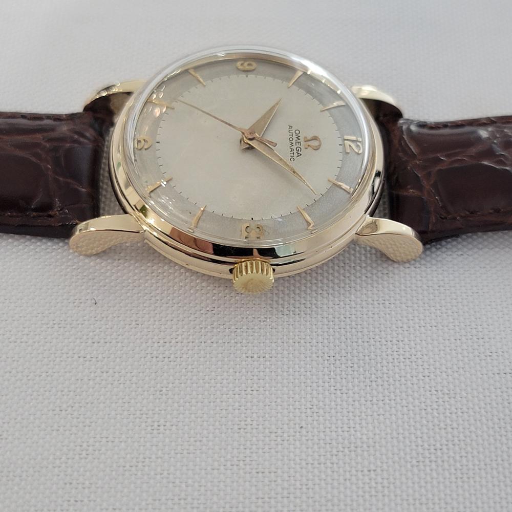 Omega Ref 2862 32mm Herren 1950s Gold gekappt Vintage Automatik RA656 im Angebot 2
