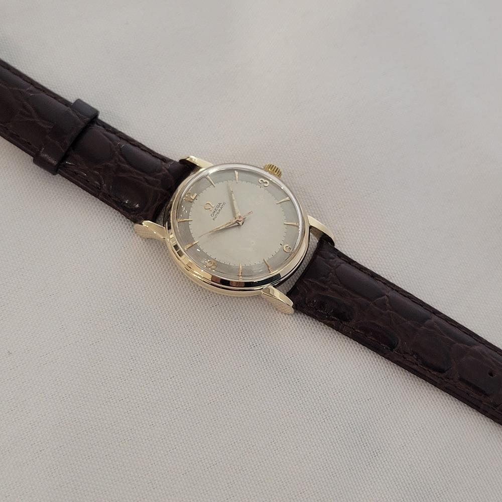 Omega Ref 2862 32mm Herren 1950s Gold gekappt Vintage Automatik RA656 im Angebot 4
