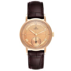 Omega Renaissance 1894 18k Rose Gold Limited Edition Mens Watch 5950.30.03