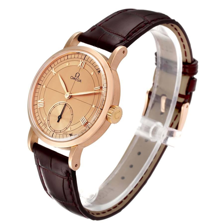 18k rose gold mens watch