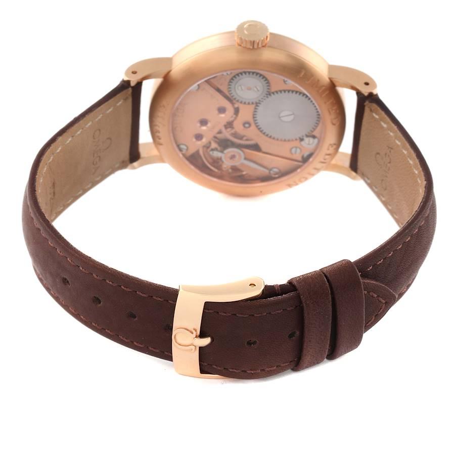 Men's Omega Renaissance 1894 18k Rose Gold Limited Edition Mens Watch 5950.30.03