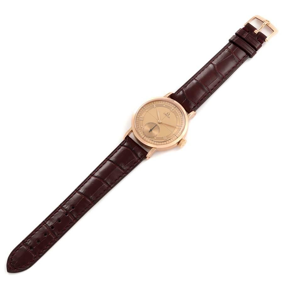 Omega Renaissance 1894 18k Rose Gold Limited Edition Mens Watch 5950.30.03 1