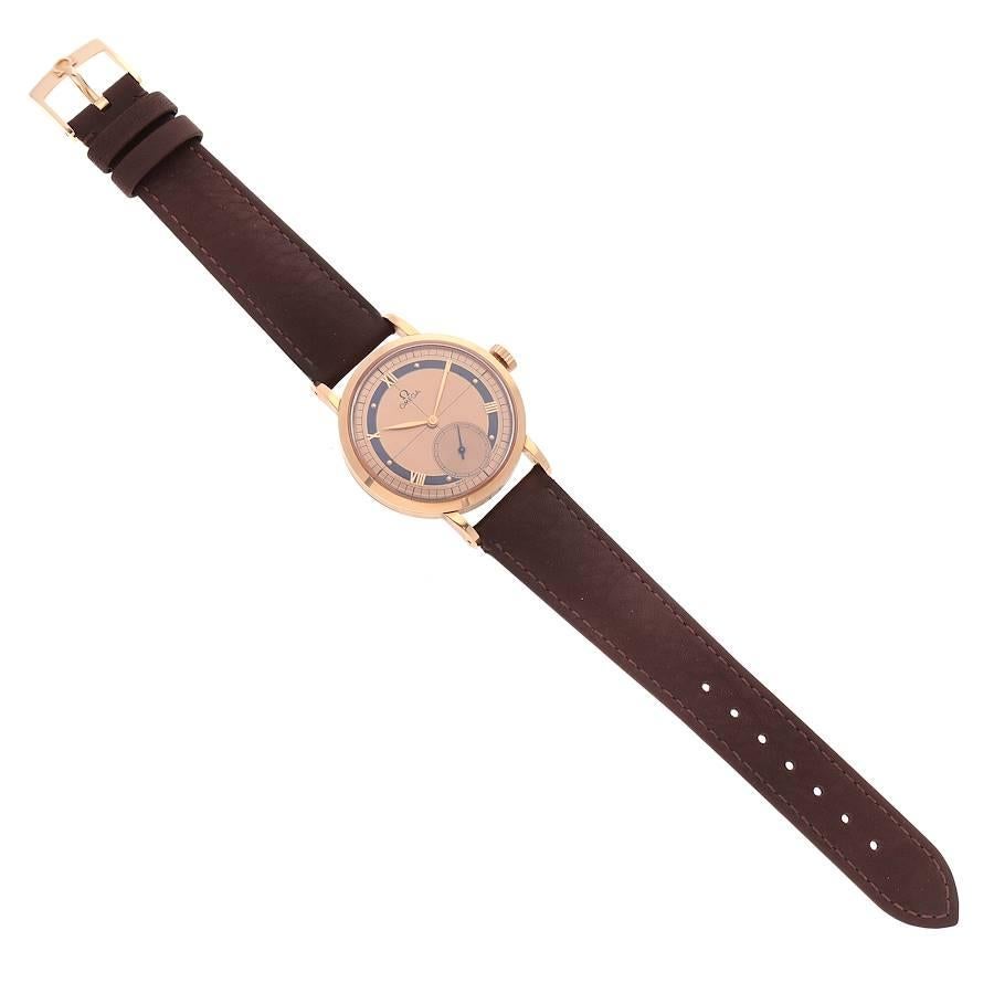 Omega Renaissance 1894 18k Rose Gold Limited Edition Mens Watch 5950.30.03 1