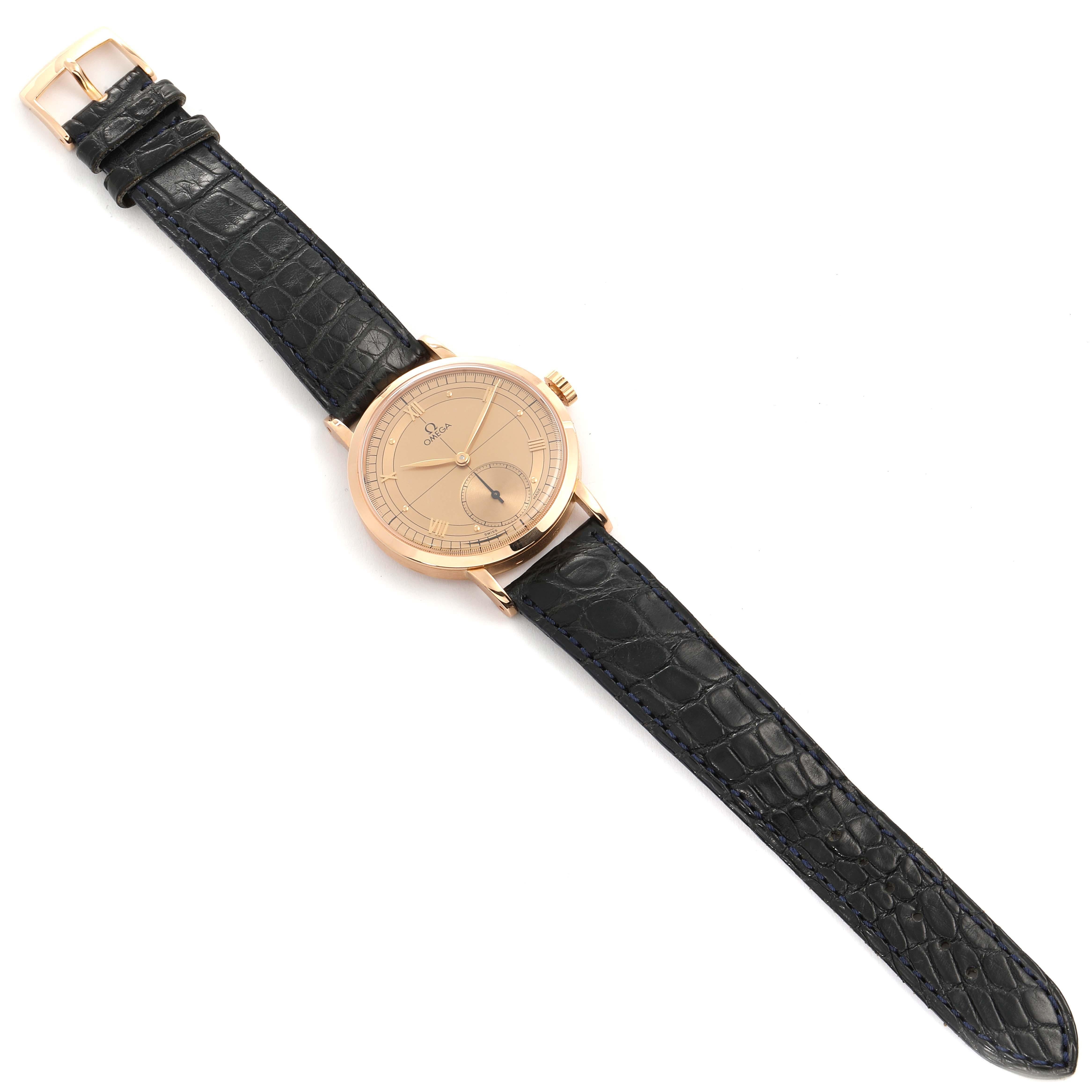 Omega Renaissance 1894 18 Karat Roségold Herrenuhr Limitierte Auflage 5950.30.03 im Angebot 6