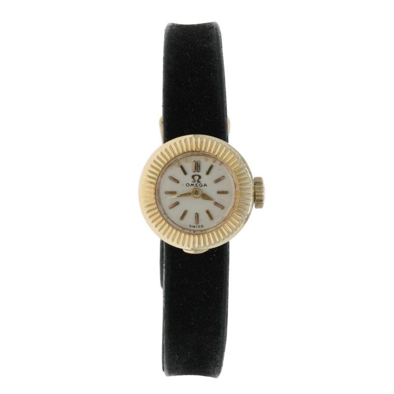 De las mujeres Reloj Omega Retro Señora - Oro Amarillo 14k Manual en venta