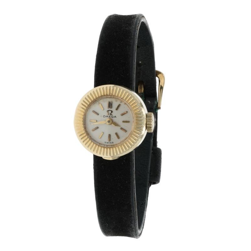 Reloj Omega Retro Señora - Oro Amarillo 14k Manual en venta 1