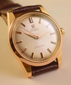 Omega Sea Master Automatik-Etui, selten, 18 K, massives rosa Gold