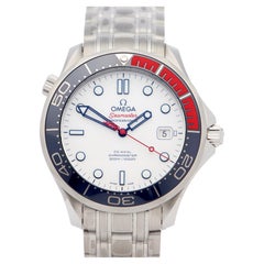 Omega Seamaster Montre-montre de commandant en acier inoxydable pour hommes 0 21232412004001