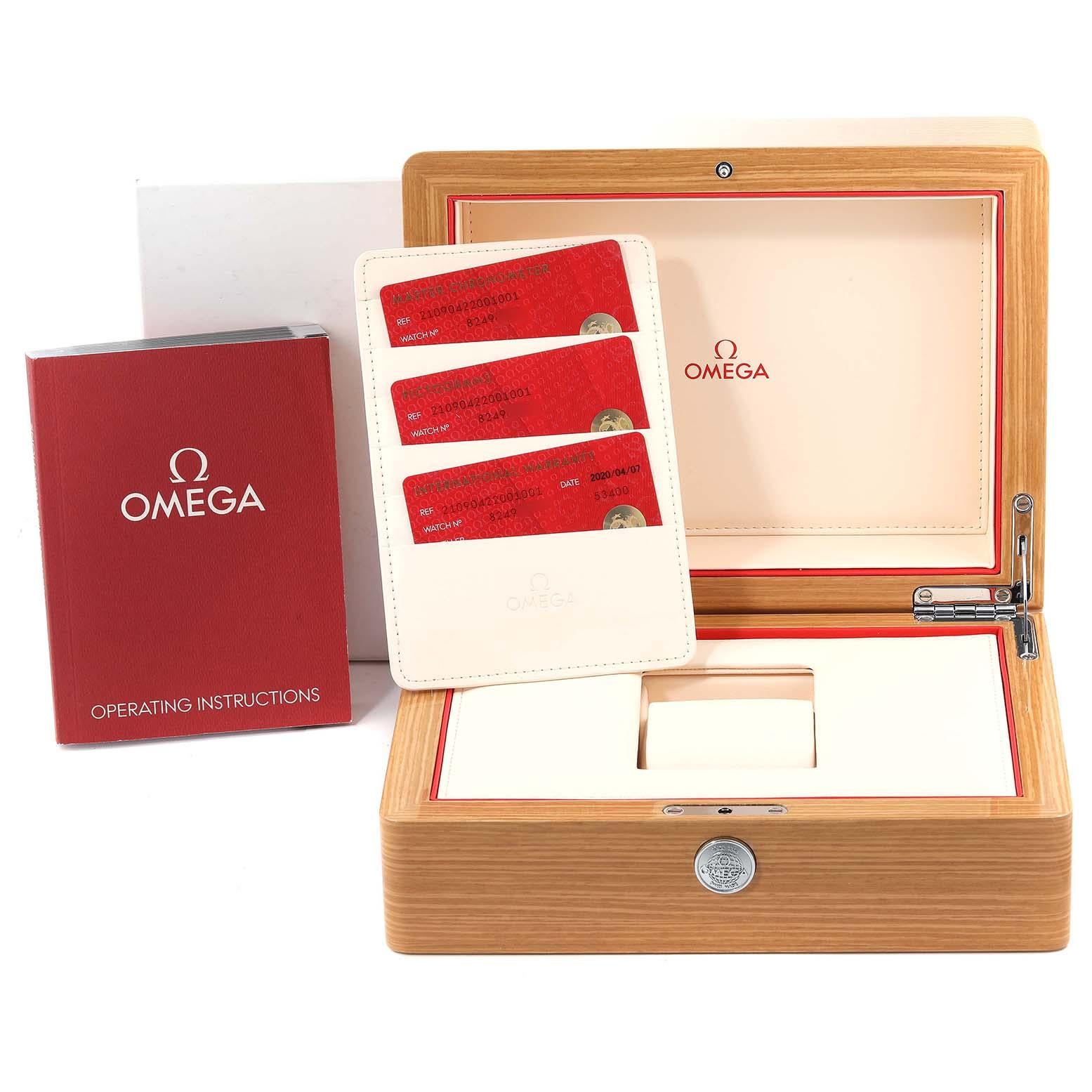 Omega Seamaster 007 Edition Titanium Mens Watch 210.90.42.20.01.001 Box Card 5