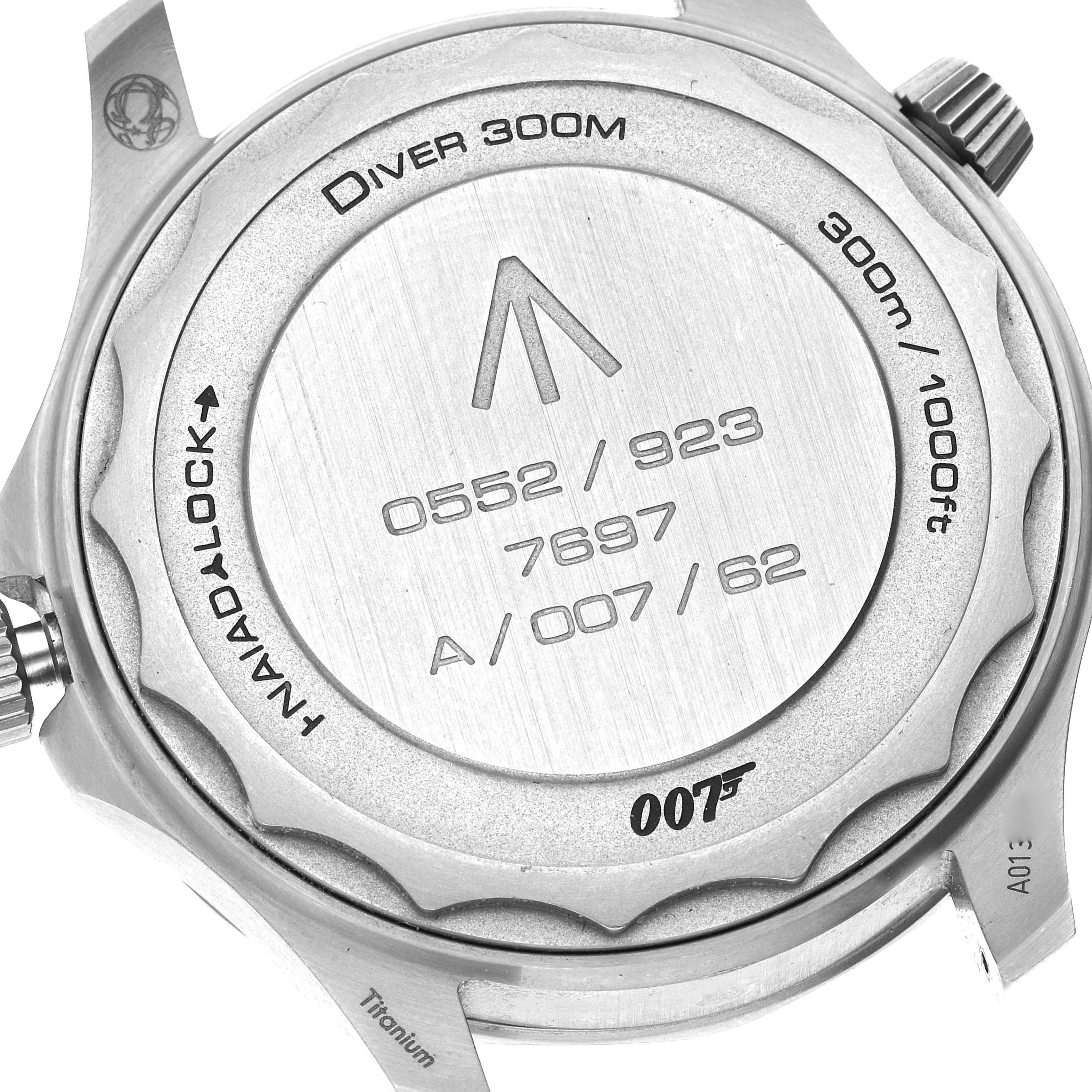 Omega Seamaster 007 Edition Titanium Montre pour hommes 210.92.42.20.01.001 non portée 2