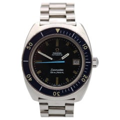 Omega Seamaster 120 166.088 – Stainless Steel – Blue Bezel Full Set – Automatic
