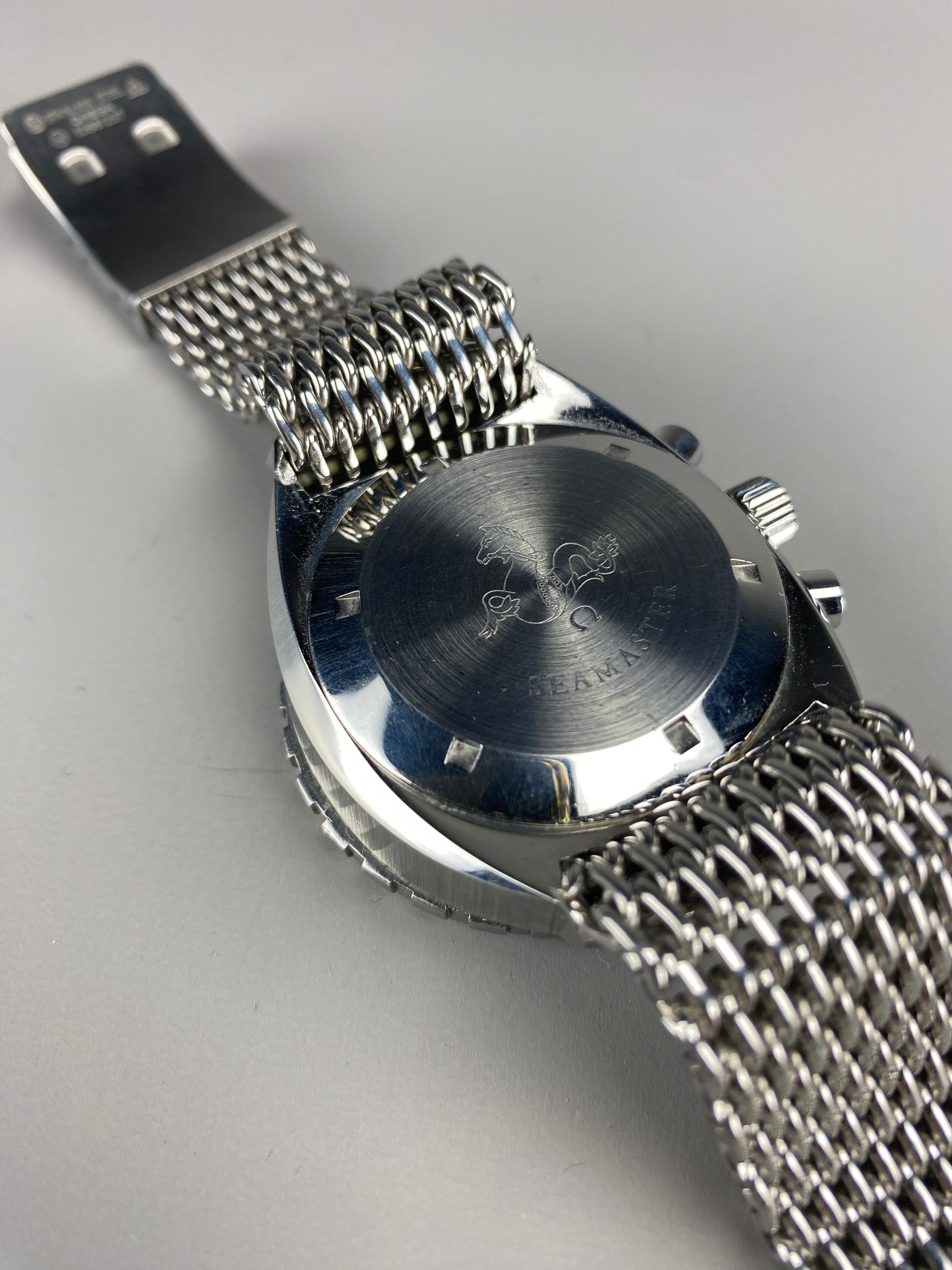 Omega Seamaster 120m Automatic Chronograph 1973 a.k.a. Big Blue For Sale 4