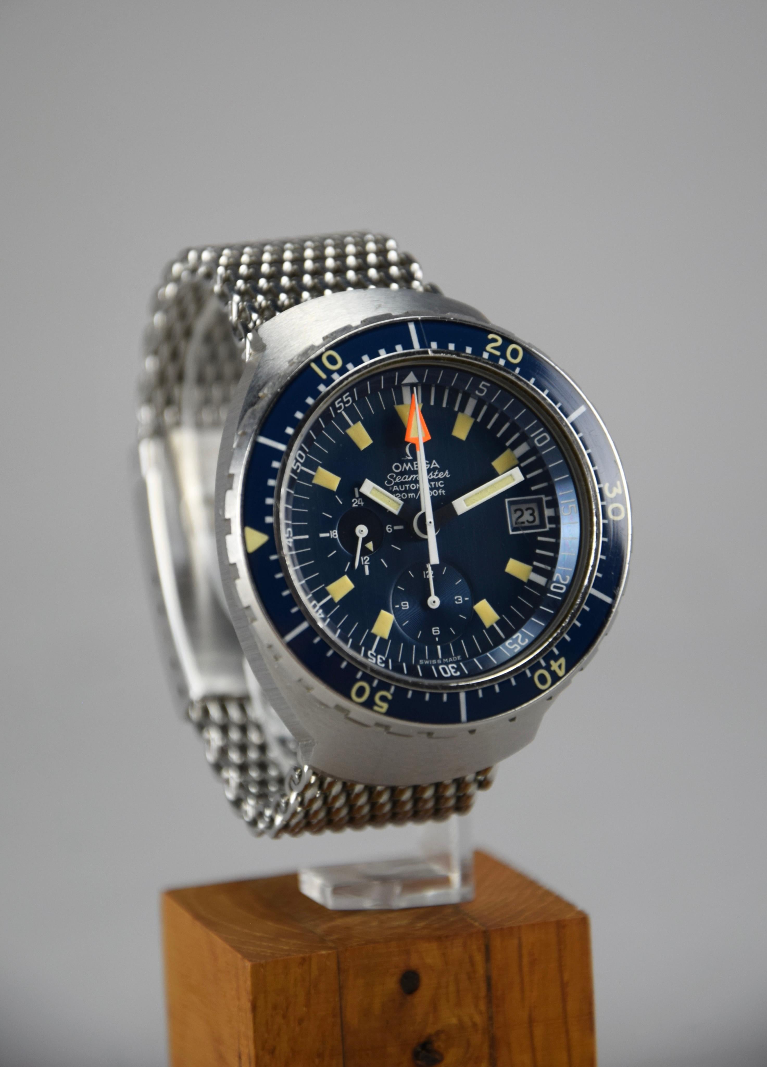 Discover the Omega Seamaster Automatic 120m Chronograph (Ref. 176.004) -  a.k.a. as 