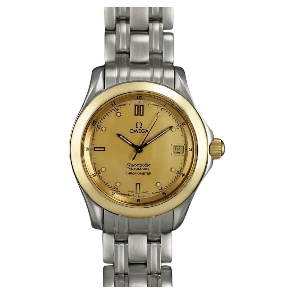 Omega Seamaster 120M Divers Automatic SS & 18K Gold Watch - Mint with Boxes