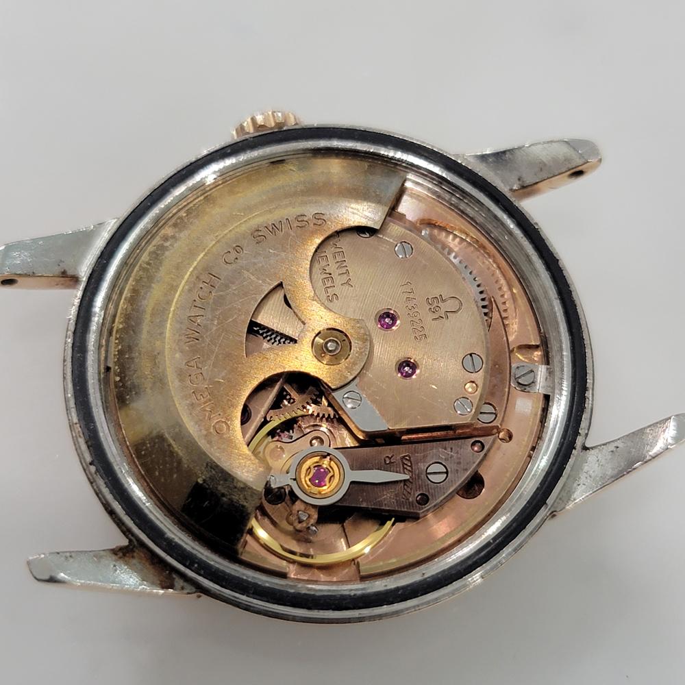 Omega Seamaster 14704 SC 34mm Rose Gold Capped Mens Automatic 1960s RA577 For Sale 7