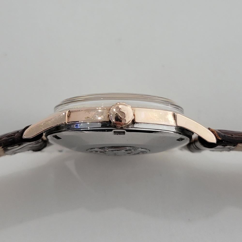 Omega Seamaster 14704 SC 34mm Rose Gold Capped Mens Automatic 1960s RA577 For Sale 5
