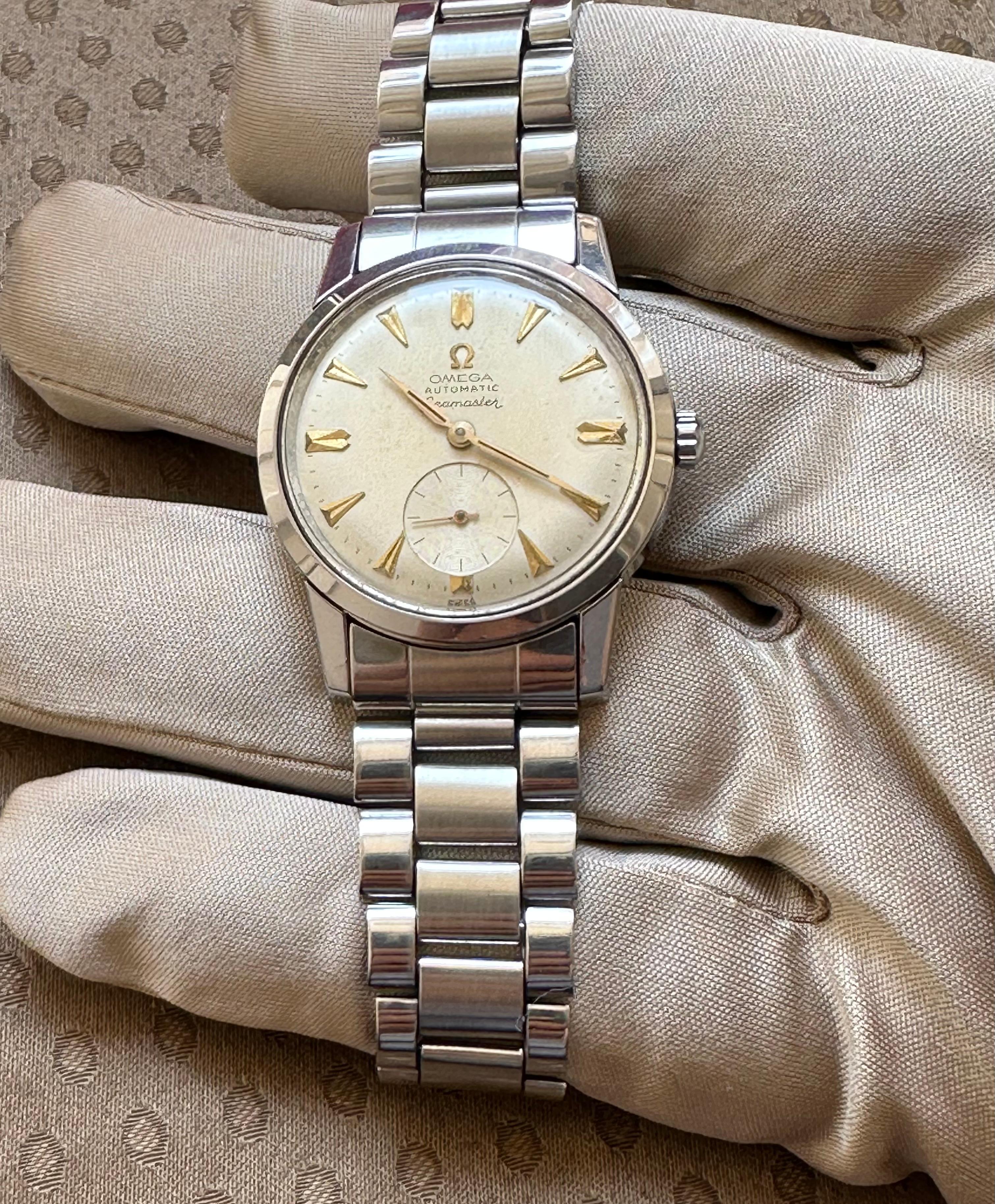 Omega Seamaster 14767-61 Seltene Vintage 50'S Uhr im Angebot 7