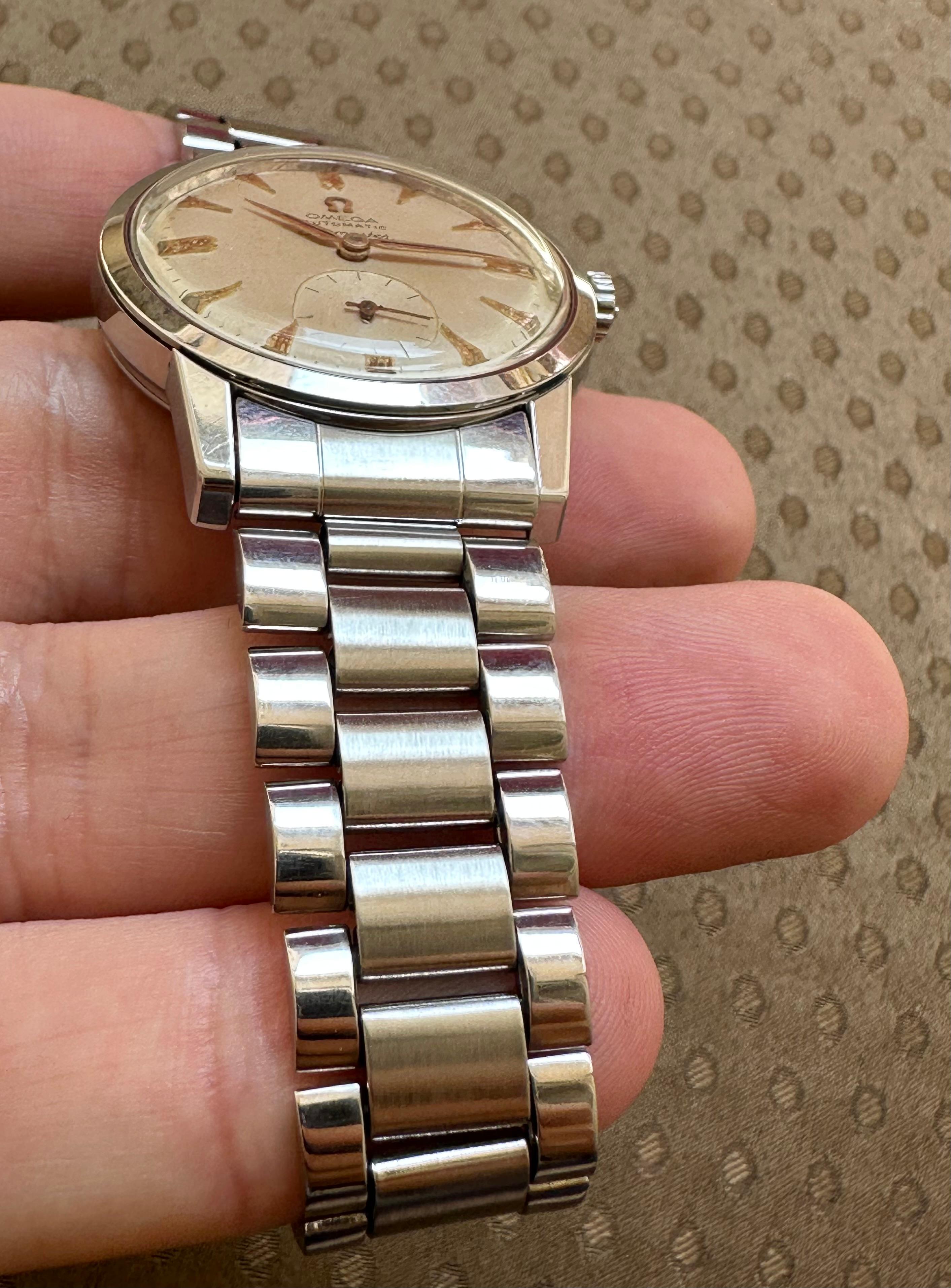 Omega Seamaster 14767-61 Rare montre vintage des années 50 État moyen - En vente à Toronto, CA