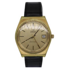 Omega Seamaster 1660203 – Gold‑Plated – 35mm Cushion Case – 1973