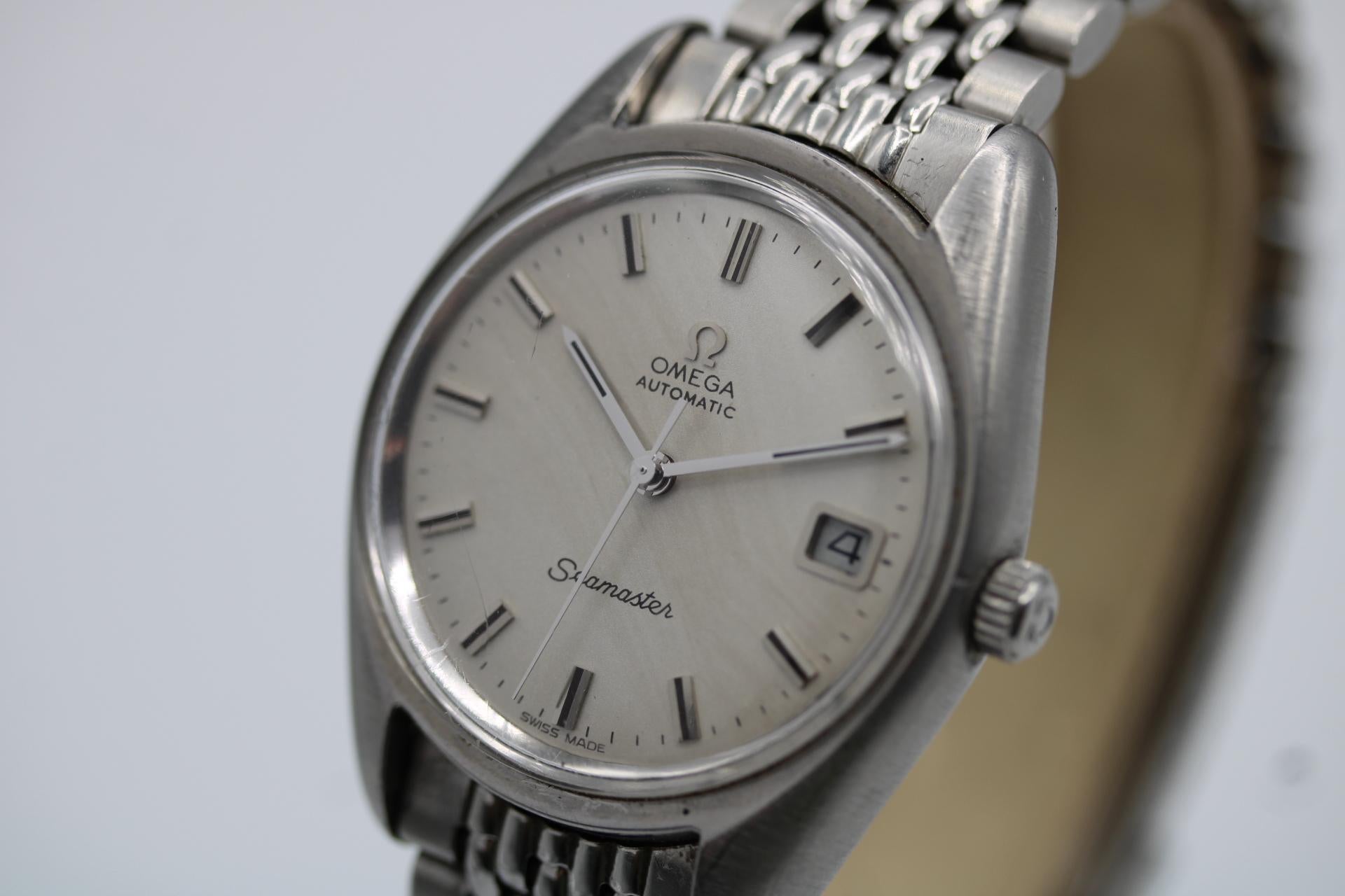 Men's Omega Seamaster 166.067  Silver Dial  1970  Vintage Automatic