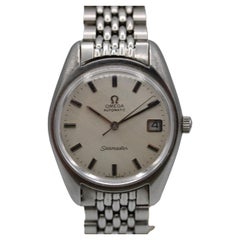 Omega Seamaster 166.067  Cadran argenté  1970  Vintage By