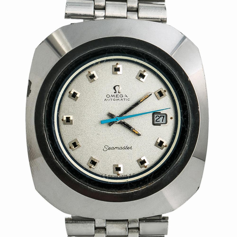 Contemporary Omega Seamaster 166.078, Silver Dial, Certified and Warranty For Sale
