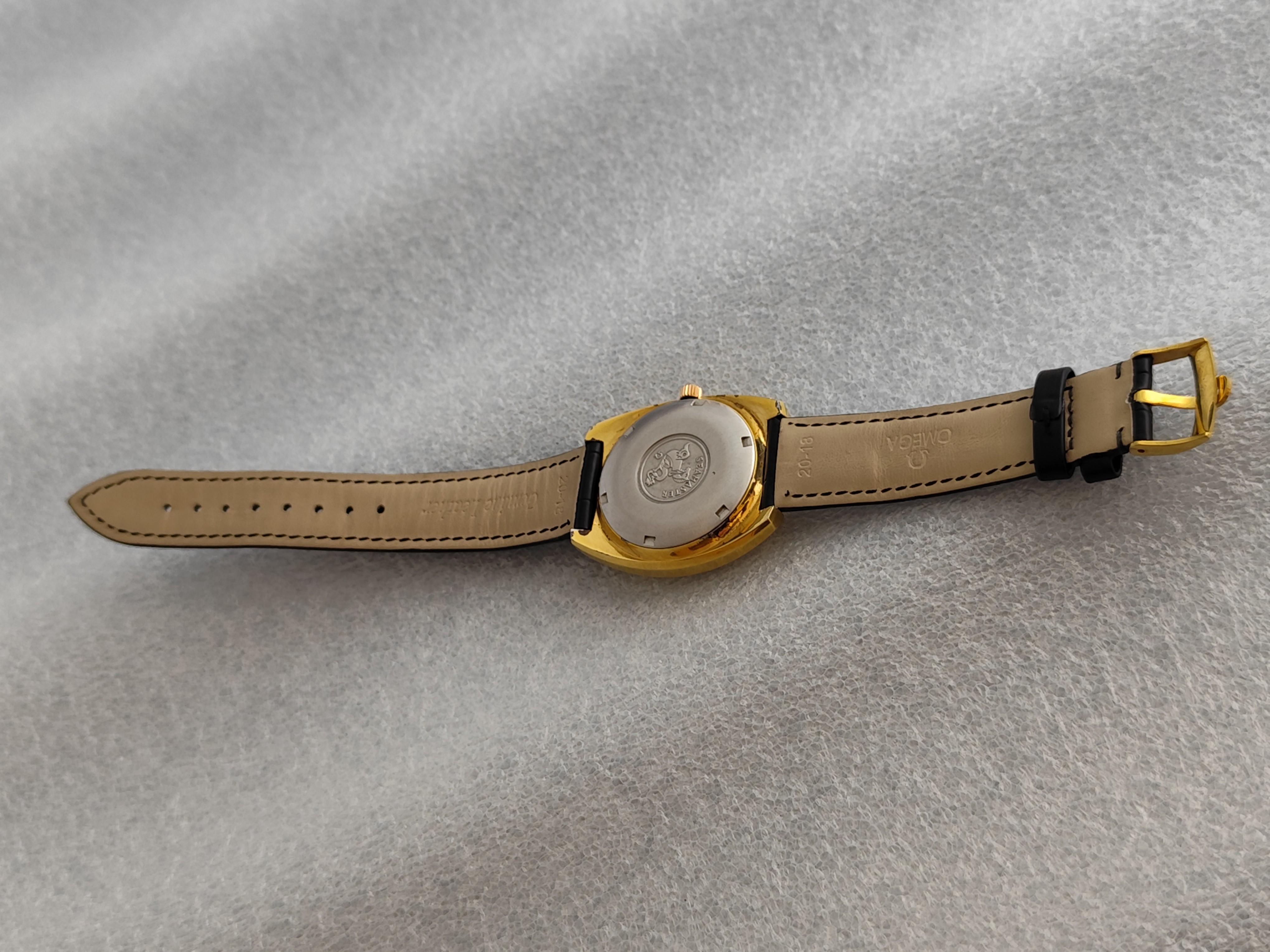 Omega Seamaster 166.087 Automatic Jumbo Gold Plated Watch For Sale 9