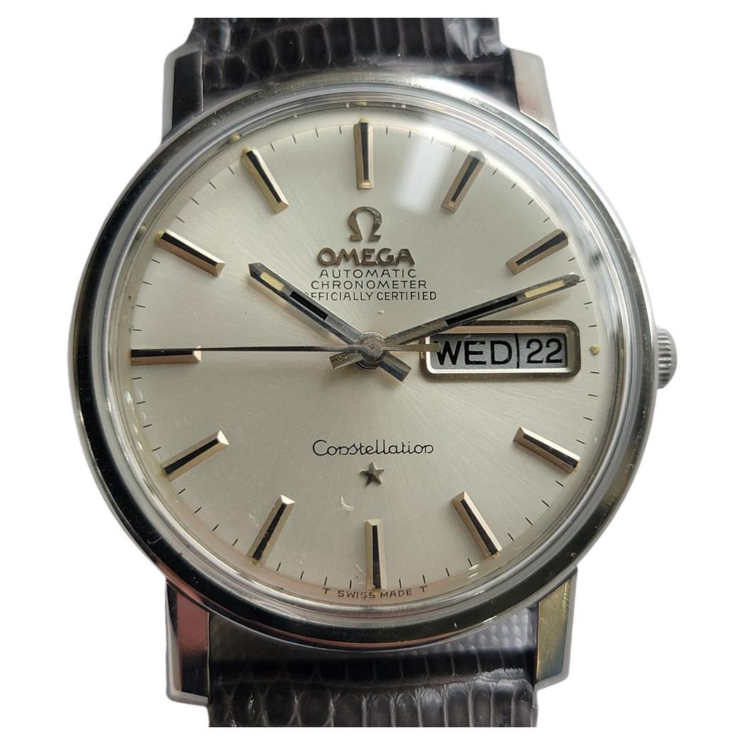 Omega Seamaster 168 016 35.5mm Mens 1960s Vintage Day Date Automatic RA721