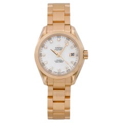 Omega Seamaster 18k Roségold Diamant MOP Zifferblattuhr 231,50.30.20,55,001