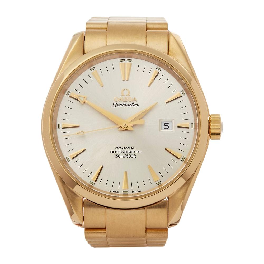Omega Seamaster 18 Karat Yellow Gold 21043000 Wristwatch