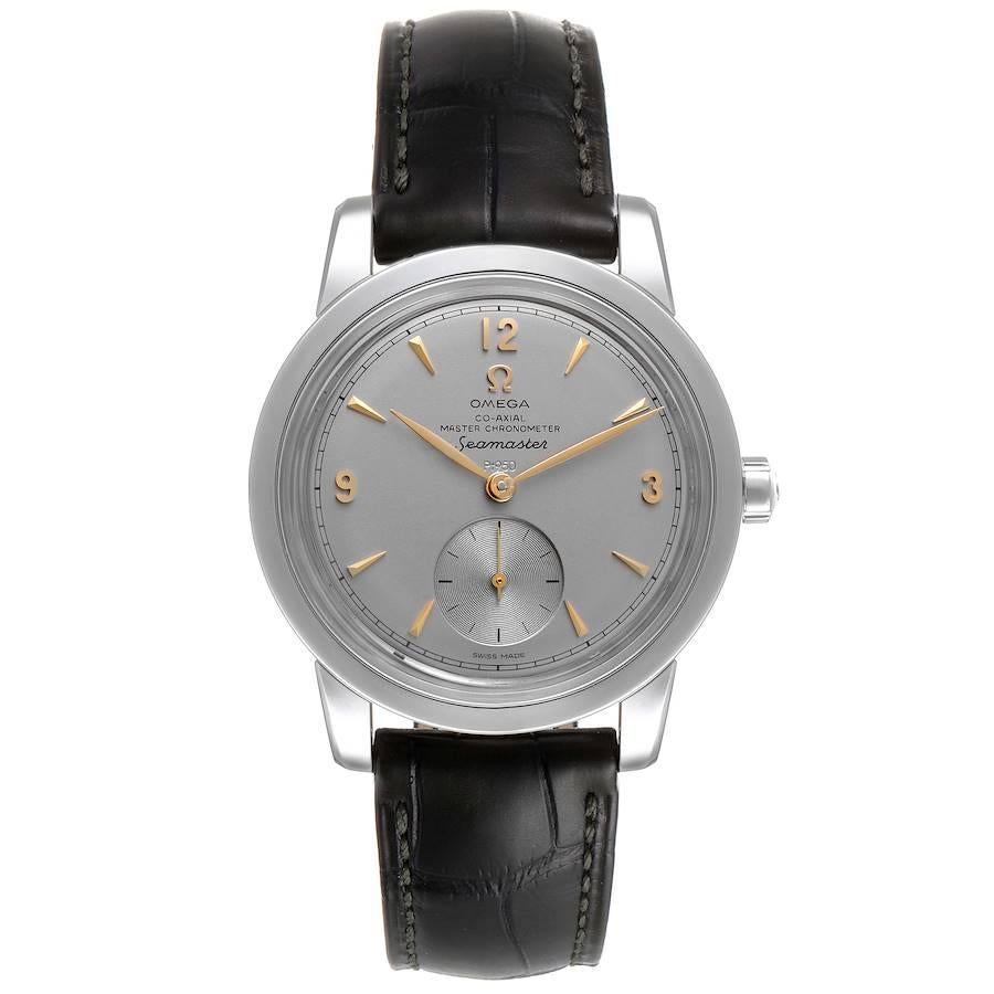 Omega Seamaster 1948 Platinum Herrenuhr 511.93.38.20.99.001 Ungetragen. Automatisches Uhrwerk mit Selbstaufzug. Rundes Platingehäuse mit einem Durchmesser von 38,0 mm. Gehäuseboden aus transperentem Saphirglas. Glatte Lünette aus Platin. Gewölbtes,