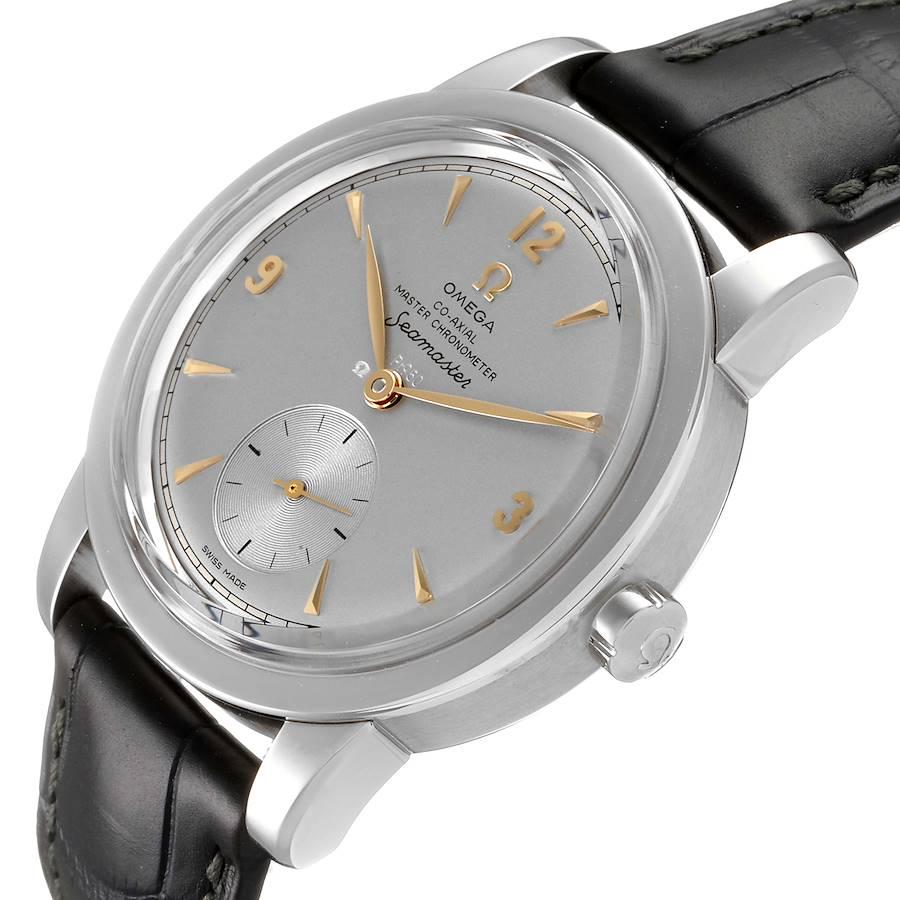 Omega Seamaster 1948 Platin Herrenuhr 511.93.38.20.99.001 Ungetragen im Angebot 2
