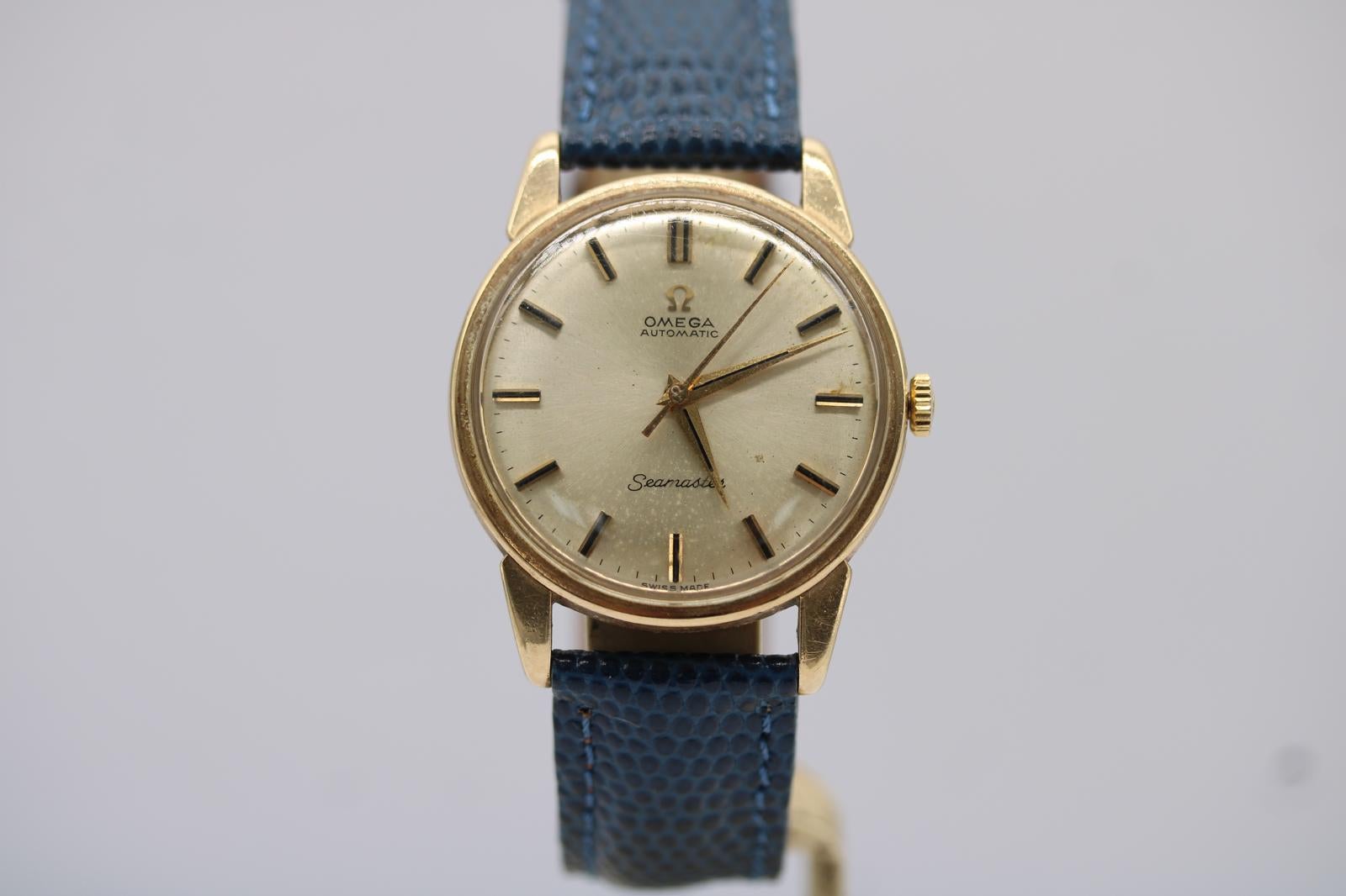 Femenino o masculino Omega Seamaster 1963 Vintage Automático Calibre 552 Esfera Champán Ref. 1655410 en venta