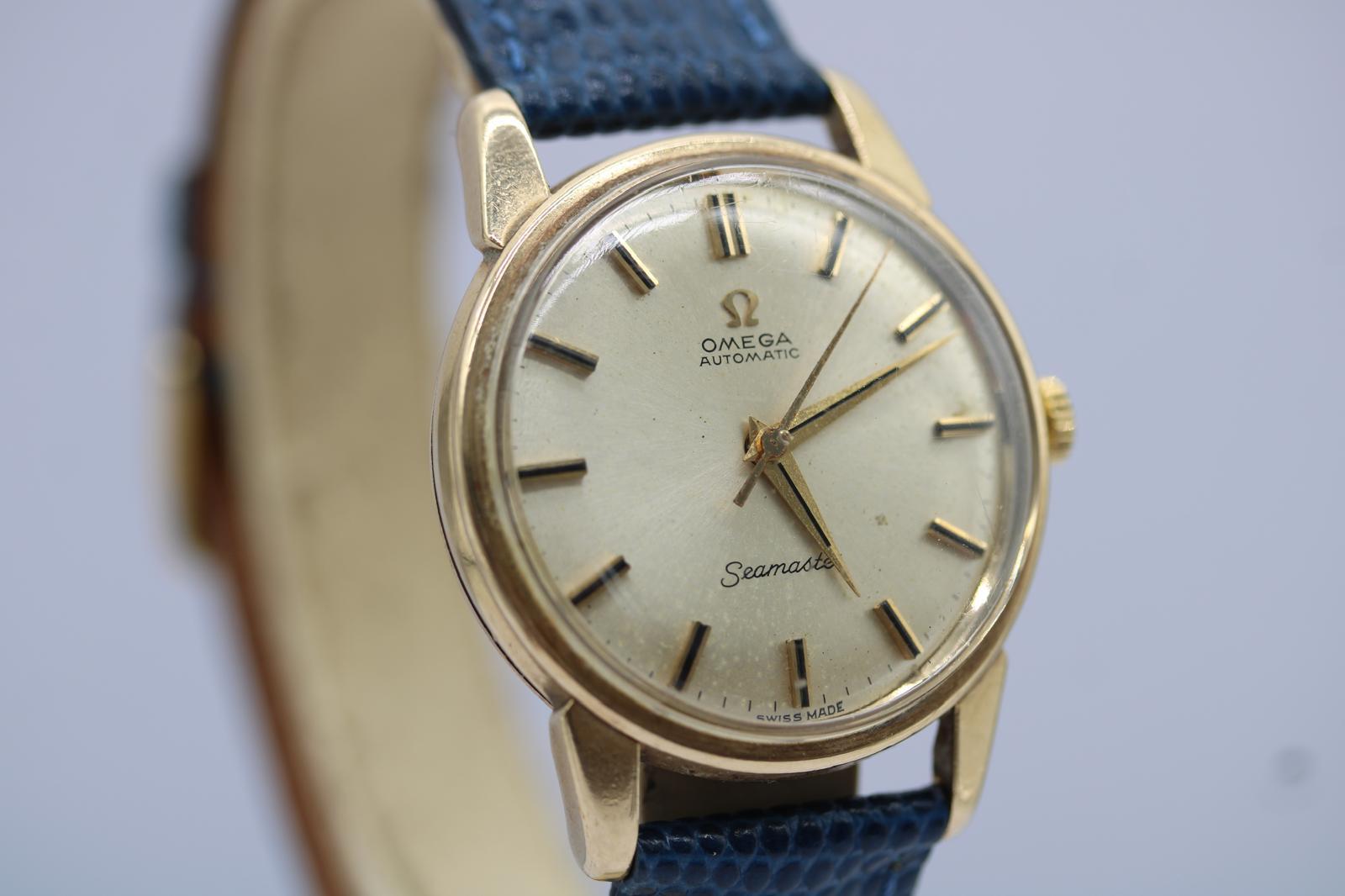 Omega Seamaster 1963 Vintage Automático Calibre 552 Esfera Champán Ref. 1655410 en venta 2